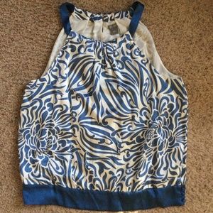 Ann Taylor 100% Silk Sleeveless Halter Top Brand New Without Price Tags 🏷